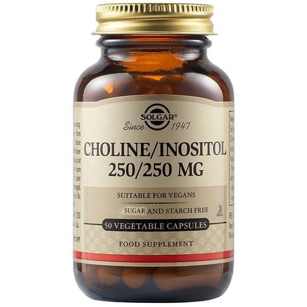 SOLGAR Choline/Inositol 250 mg (50 caps)