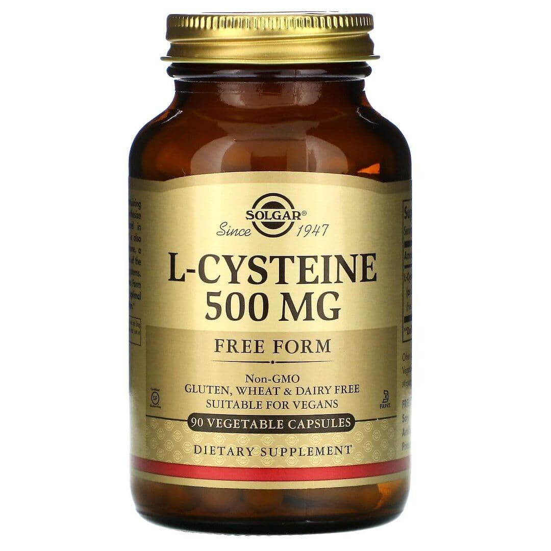 SOLGAR L-Cysteine, 500 mg (90 caps)