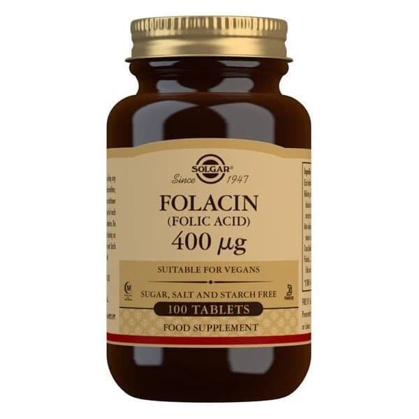 Folacin, 400 mcg - 100 tabletter