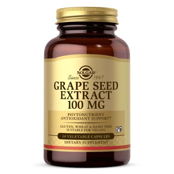 SOLGAR Grape Seed – Extract, 100 mg (60 caps)