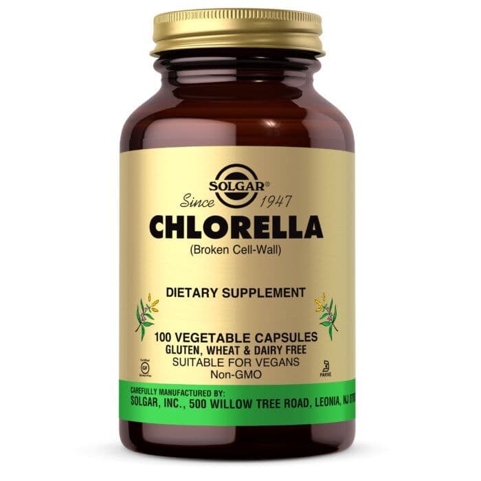 Chlorella, 520 mg - 100 vegetabilske kapsler