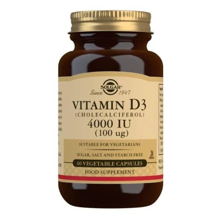 Vitamin D3 Cholecalciferol, 100 mcg - 60 kapsler