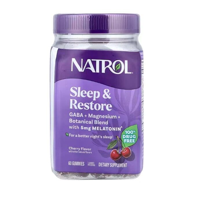 Sleep & Restore with Melatonin, Cherry - 60 gummies