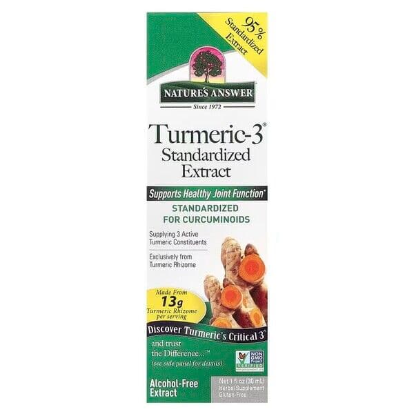 Turmeric-3 Standardized Extract – 30 ml.
