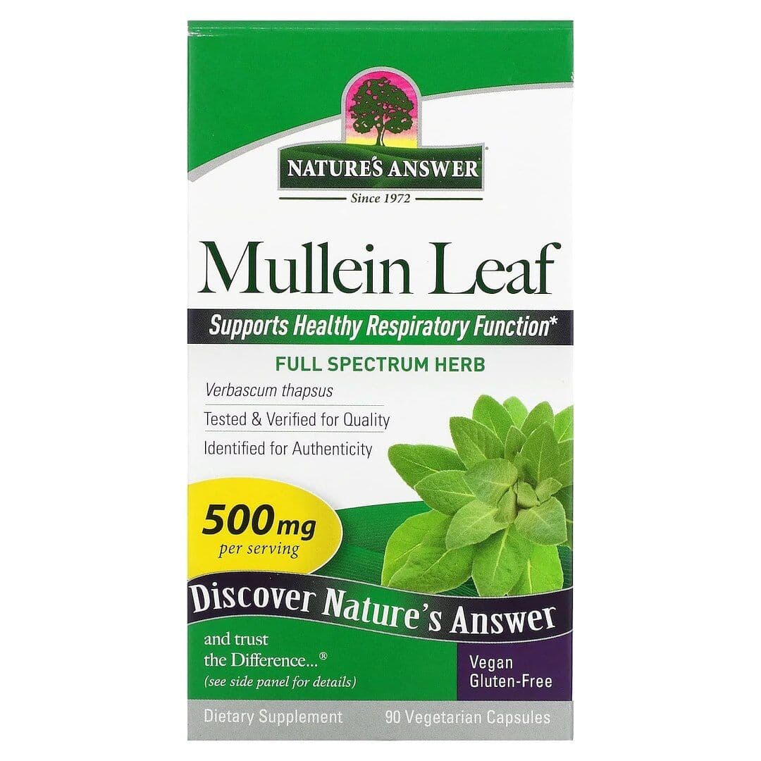 Mullein Leaf, 500mg – 90 vcaps