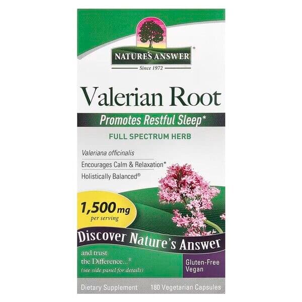 Valerian Root, 1500mg – 180 vcaps
