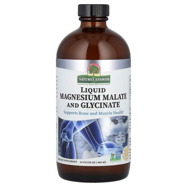Liquid Magnesium Malate and Glycinate – 480 ml.
