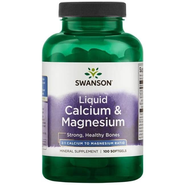 Liquid Calcium & Magnesium – 100 softgels