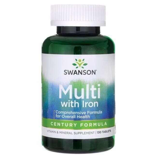 Multi with Iron – Century Formula – 130 comprimidos