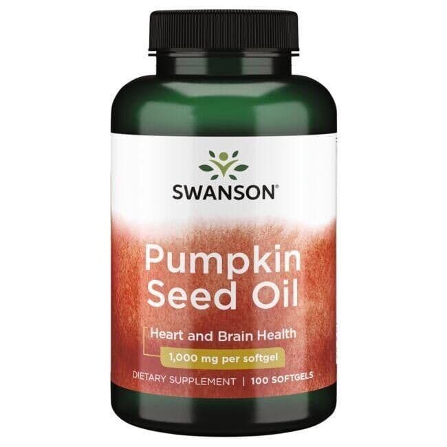 Pumpkin Seed Oil, 1000mg – 100 softgels