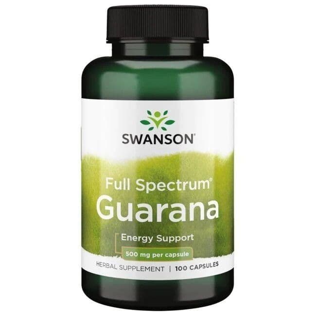 Full Spectrum Guarana, 500mg – 100 caps