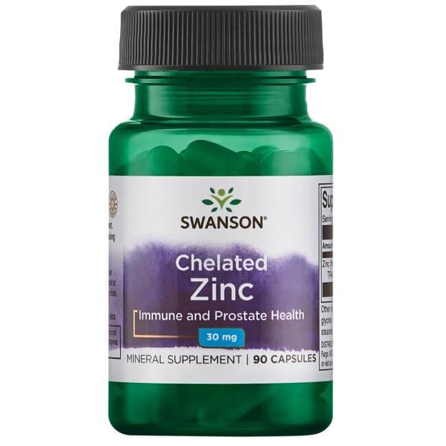 Chelated Zinc, 30mg – 90 caps