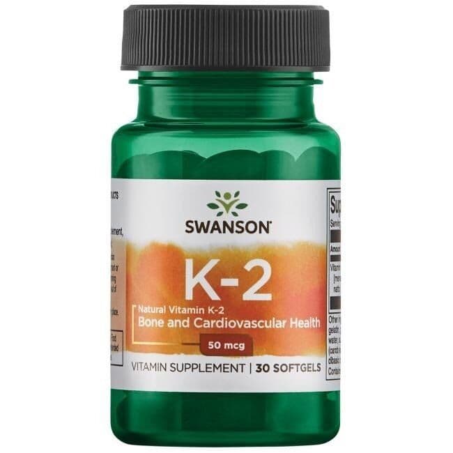 Vitamin K-2 – Natural, 50mcg – 30 softgels