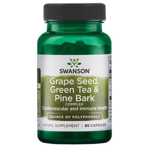 Grape Seed, Green Tea & Pine Bark Complex – 60 caps
