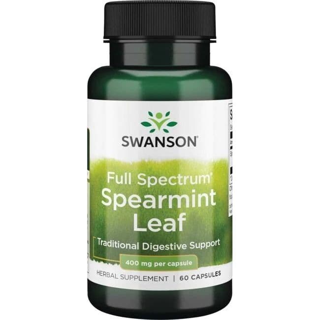 Full Spectrum Spearmint Leaf, 400mg – 60 caps