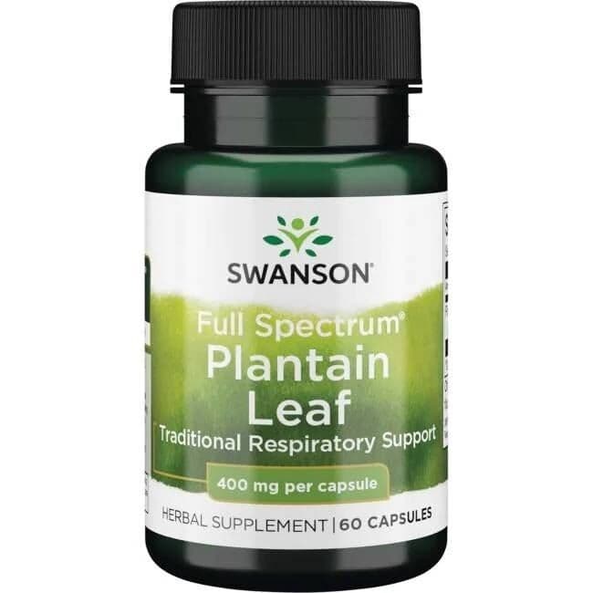 Full Spectrum Plantain Leaf, 400mg - 60 caps