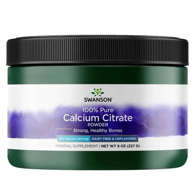 Calcium Citrate Powder, 100% Pure and Dairy-Free - 227g