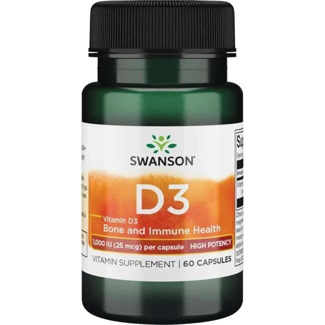 Vitamin D-3, 1000 IU – 60 caps