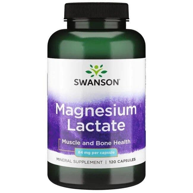 Magnesium Lactate, 84mg – 120 caps