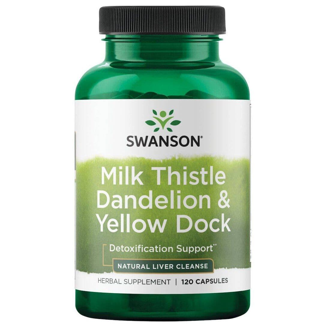 Milk Thistle Dandelion & Yellow Dock – 120 caps
