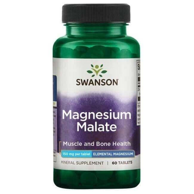 Magnesium Malate, 150mg Elemental Magnesium – 60 tablets