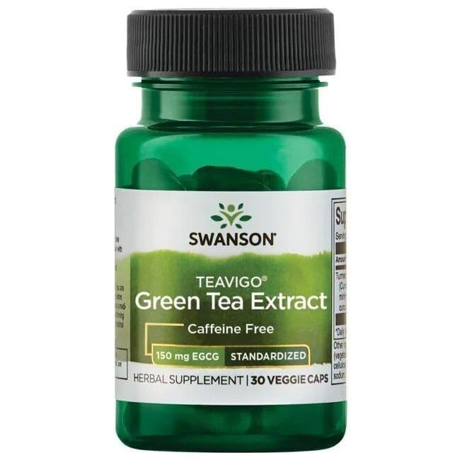 SWANSON TEAVIGO extr. z zielonej herbaty 30vcaps