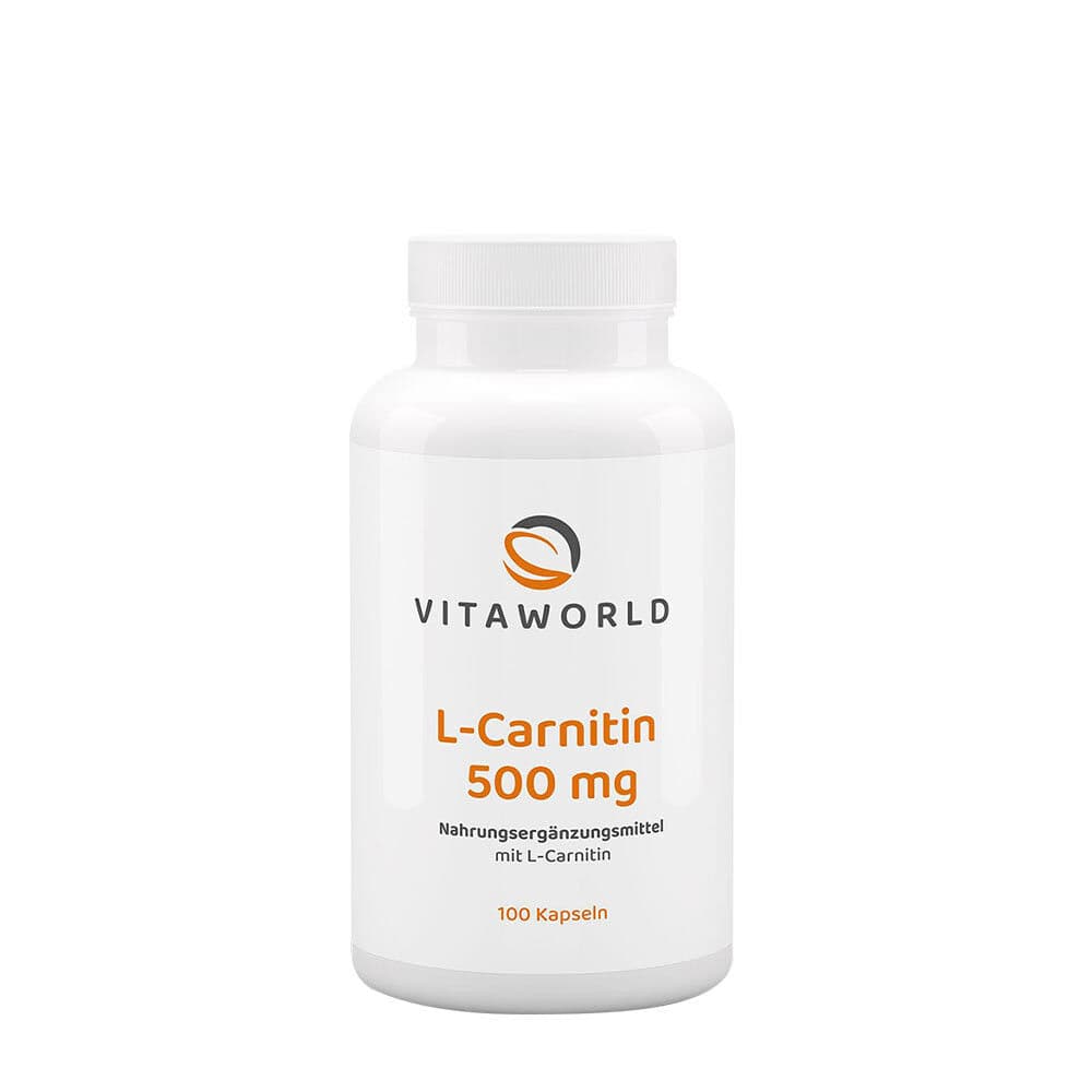 Vitaworld L-carnitine 500 mg (100 Capsules)