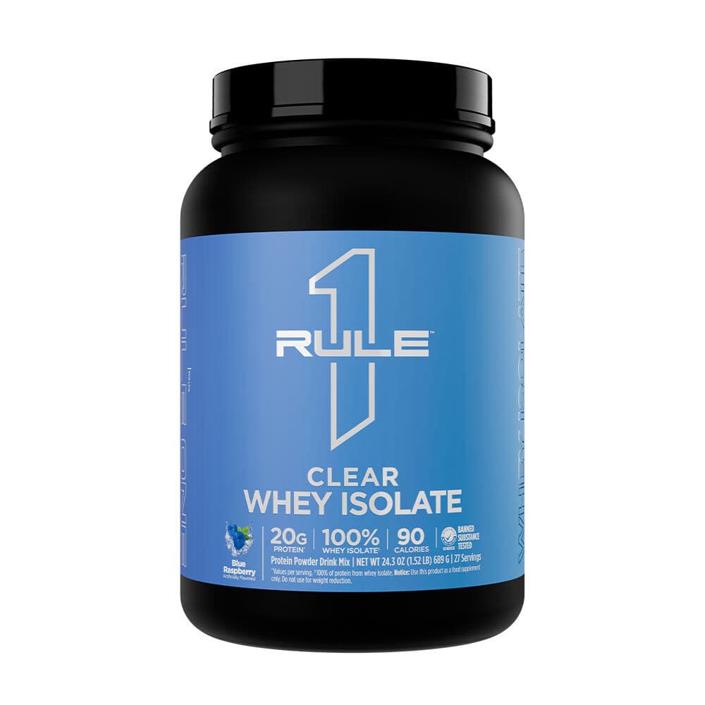 Clear Whey Isolate, Blue Raspberry – 689g