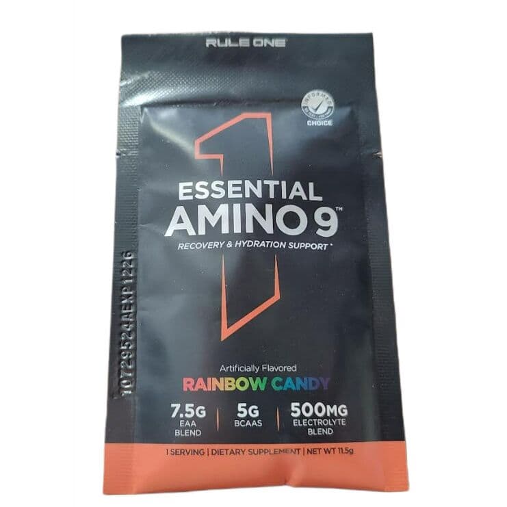 Rule One – Essential Amino 9, Rainbow Candy – 11.5g (1 serving)