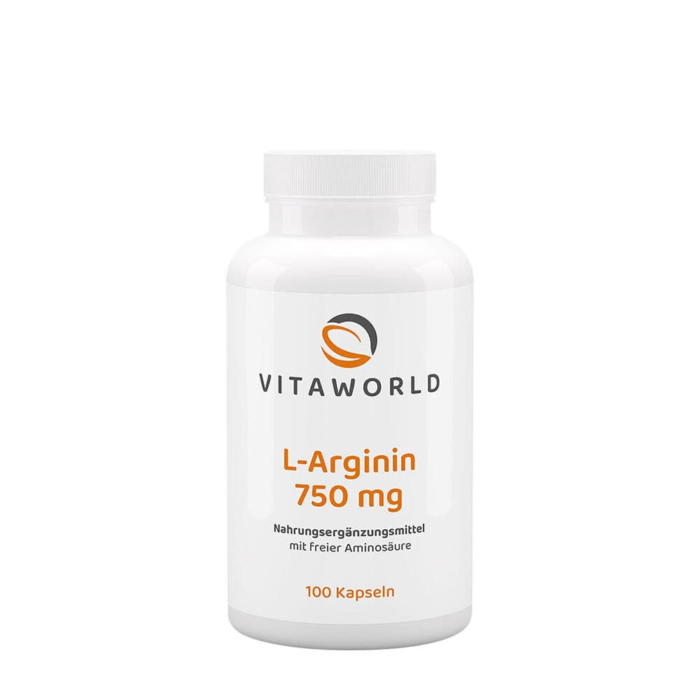 Vitaworld L-arginine 750 mg (100 Capsules)