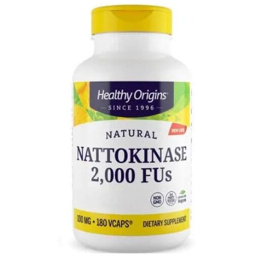HEALTHY ORIGINS Natural Nattokinase 2000FUs (180 caps)