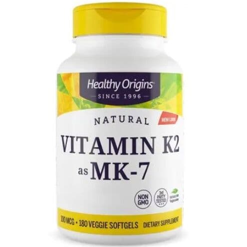 HEALTHY ORIGINS Vitamin K2 Mk7 100 mcg (180 caps)