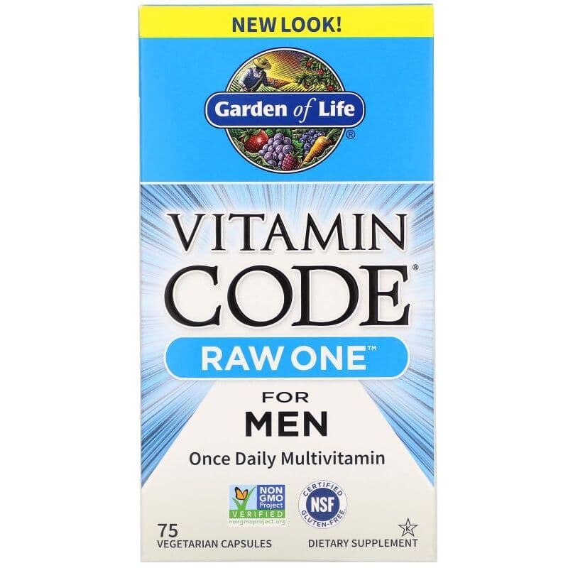 Vitamin Code RAW ONE for Men – 75 vcaps