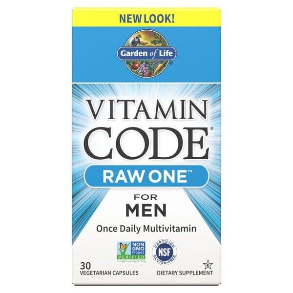 Vitamin Code Raw One for Men - 30 vegánske kapsuly