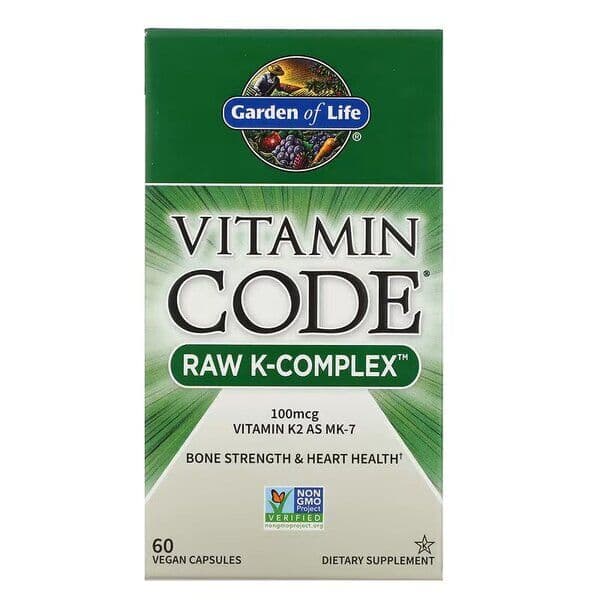 Vitamin Code Raw K-Complex - 60 vegánske kapsuly