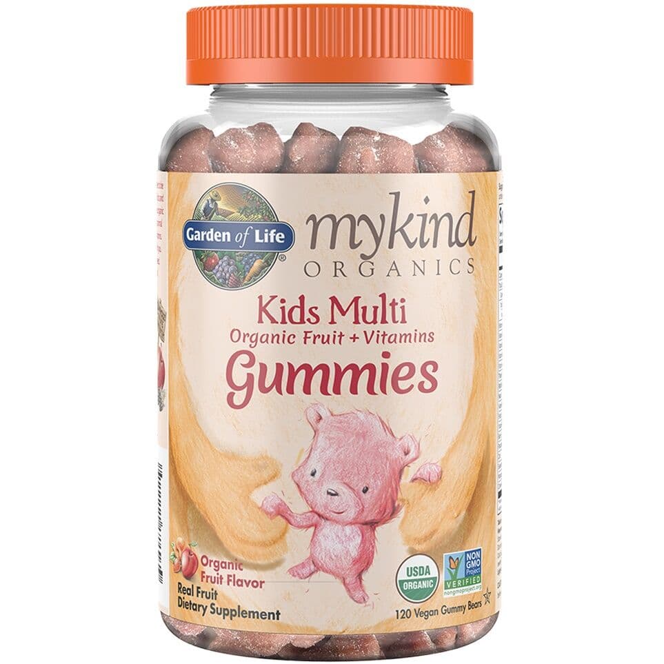 Garden of Life – Mykind Kids Multi Gummies, Cherry Flavor – 120 vegan gummy bears