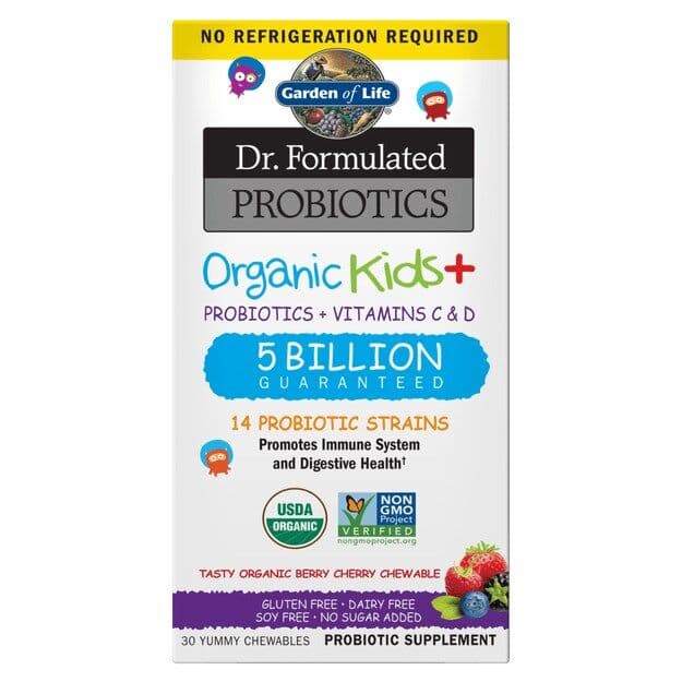 Dr. Formulated Probiotics Kids+, Berry Cherry - 30 chewables