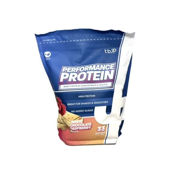 Performance Protein, White Chocolate Raspberry – 1000g