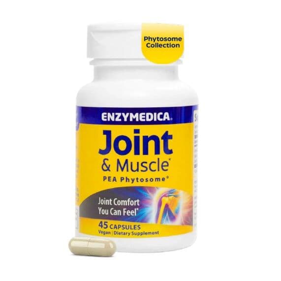 Enzymedica – Joint & Muscle Pea Phytosome – 45 vcaps