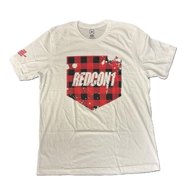 Redcon1 – Red Plaid Shield T-Shirt – Small