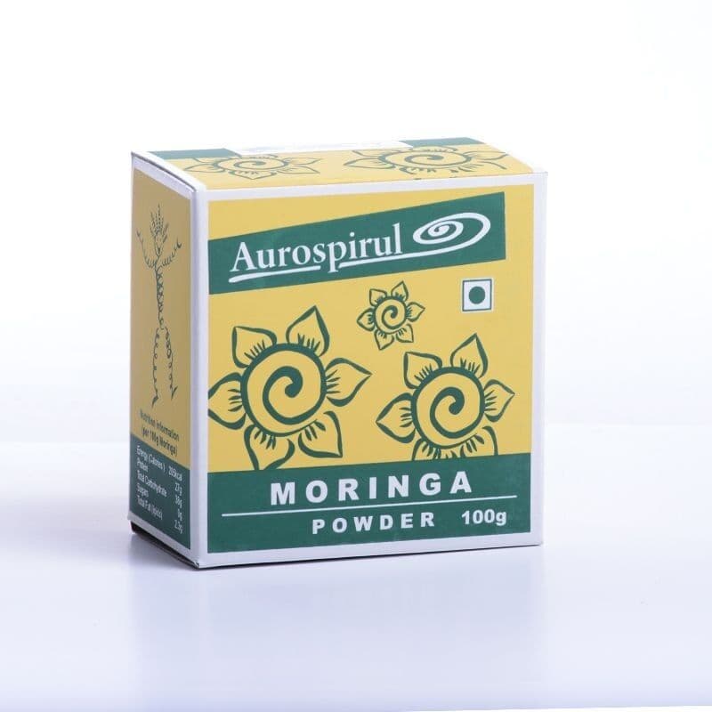 AUROSPIRUL Moringa Powder (100 g / 3,527 oz.)