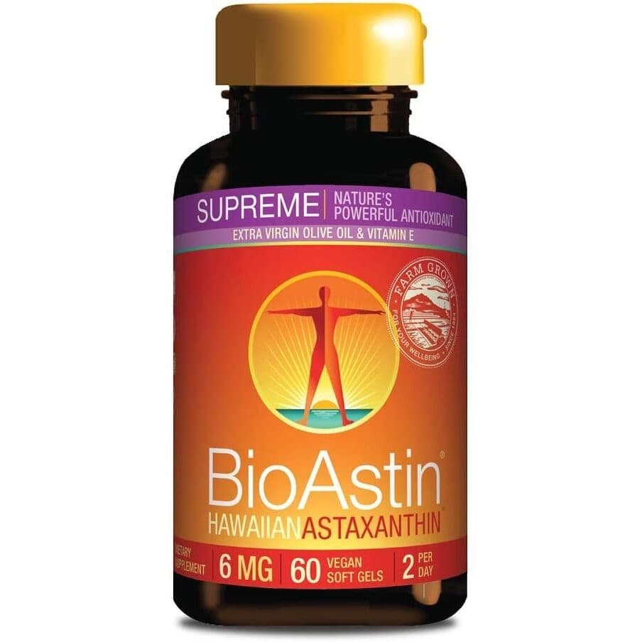 CYANOTECH CO Bioastin Supreme – astaxanthin, 6 mg (60 caps)