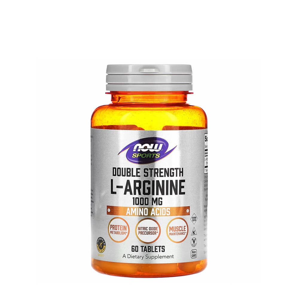 L-Arginine, 1000mg – 60 tablets