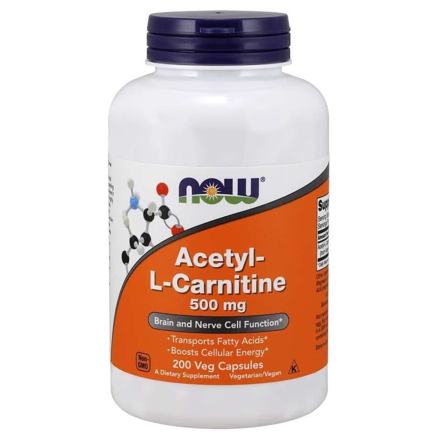 Acetyl-L-Carnitine, 500mg – 200 vcaps