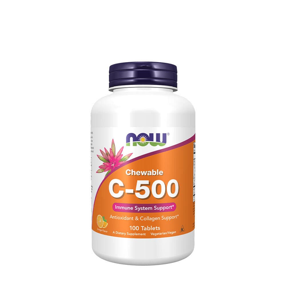 Vitamin C-500 Chewable, Orange - 100 tabs