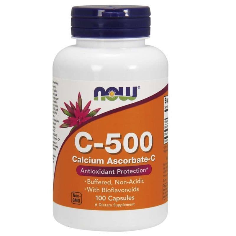 Vitamin C-500 Calcium Ascorbate-C – 100 caps
