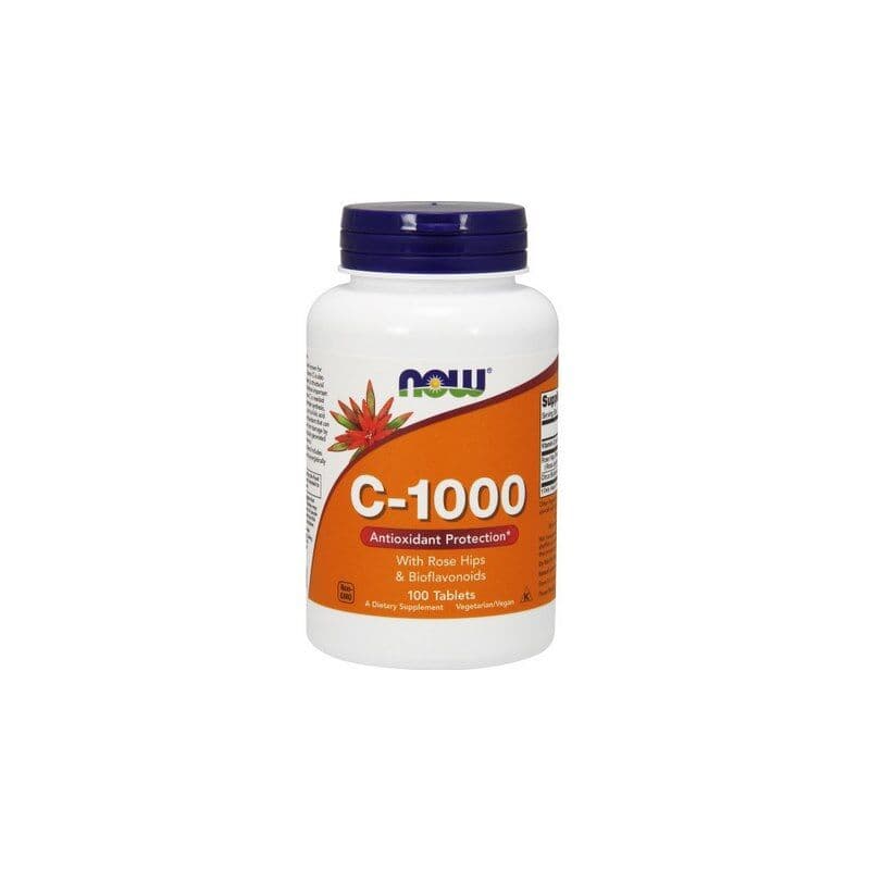 Vitamin C-1000 with Rose Hips & Bioflavonoids – 100 tablets