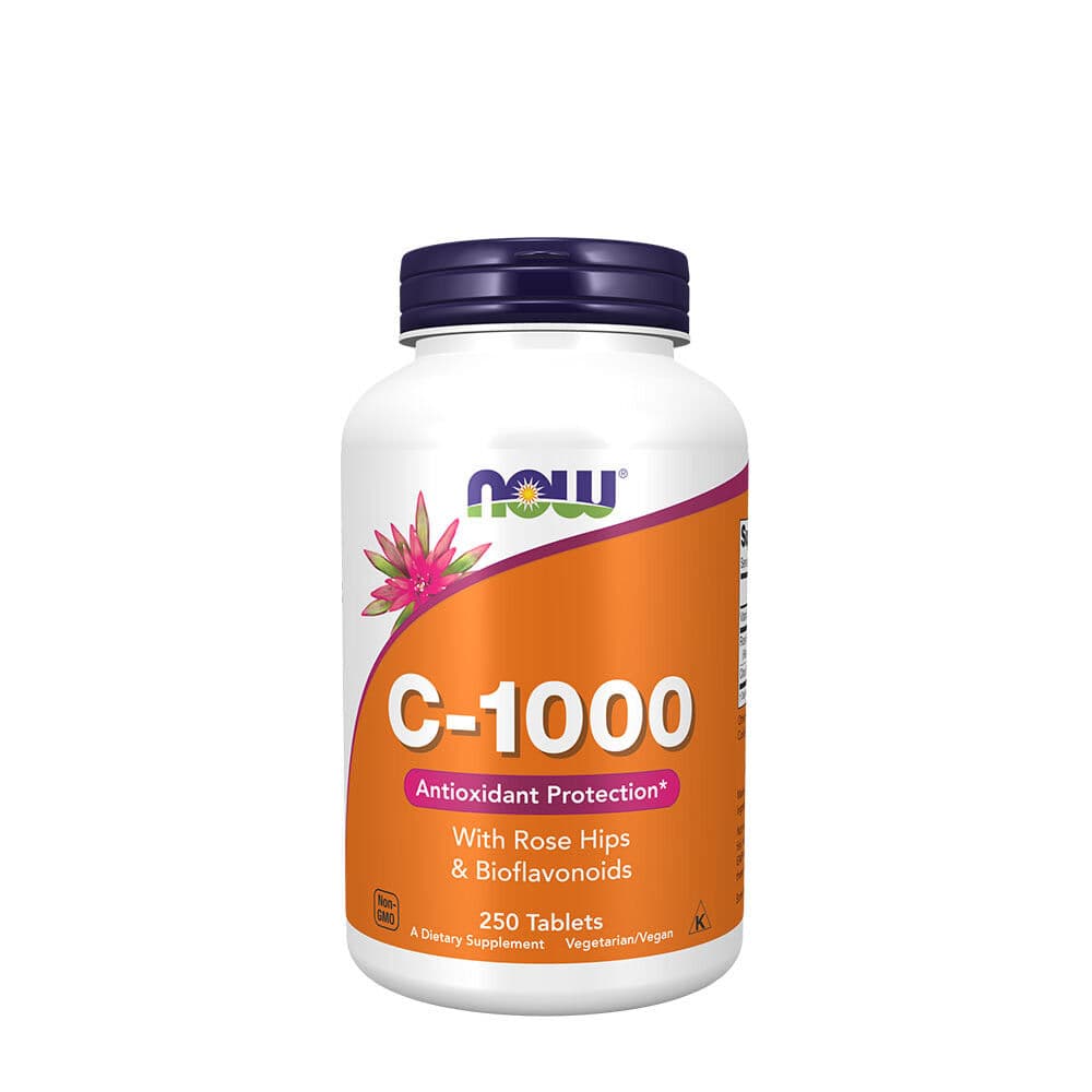 Vitamin C-1000 with Rose Hips & Bioflavonoids – 250 tablets