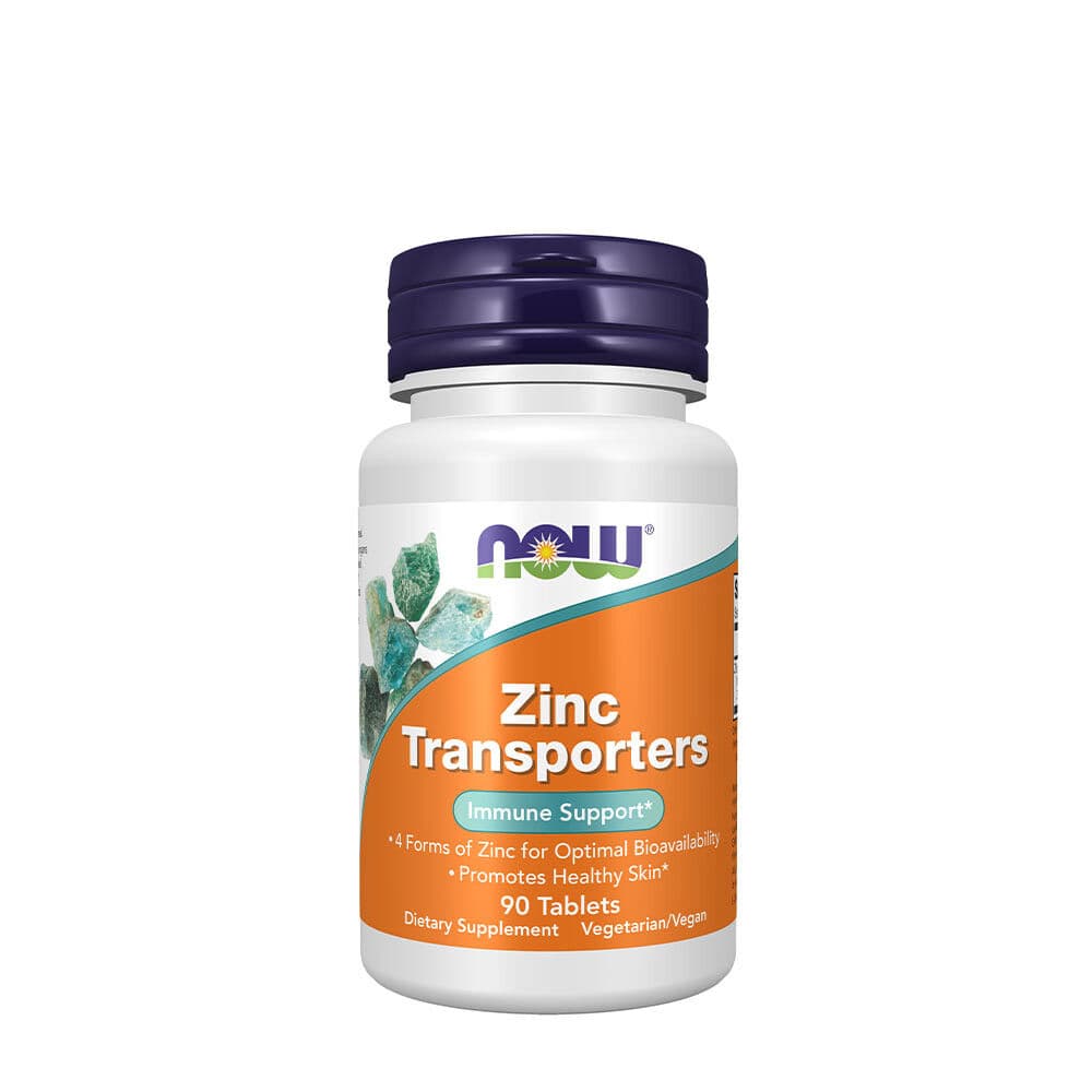 NOW Zinc Transporters 22mg (90 Tablets)