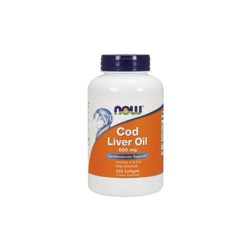 Cod Liver Oil, 650mg – 250 softgels